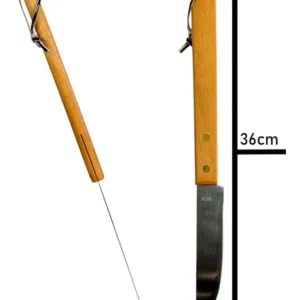 Kit Churrasco Inox Faca/garfo/pegador/espatula/amolador - Imagem 6