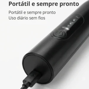 Mixer Portátil Recarregável Usb Batedor Fuê Aço Inox 2 Em 1 - Imagem 5