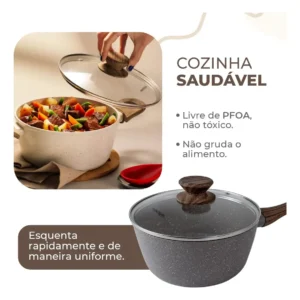 Jogo De Panelas Antiaderente Cerâmica Mimo Style 10 Peças - Imagem 6