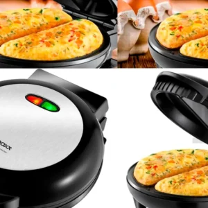 Omeleteira Inox Elétrica 750w Gourmet 2 Divisões 220v Lenoxx - Imagem 5