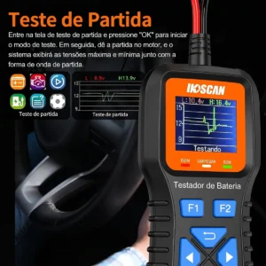 Testador De Bateria 12v/24v/35v Automotivo Portátil Aiyin - Imagem 3