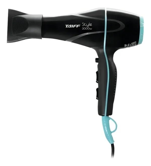 Secador Taiff Style 2000W Iônico Profissional Silencioso Preto..