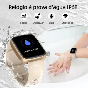 Smartwatch Tassos Sw001-ouro Sw001 Tela De 1.83 Com Pulseira De Abs - Cor Preto - Imagem 4