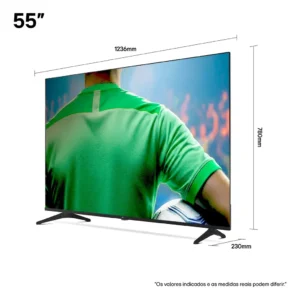 Smart TV LG UHD AI UA75 55 polegadas HDR10 Pro Processador α7 AI Ger8 webOS 25 - Imagem 7
