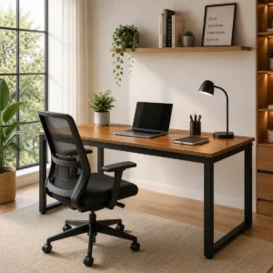 Mesa Gamer Industrial 150cm Para Setup E Escritório - Imagem 4