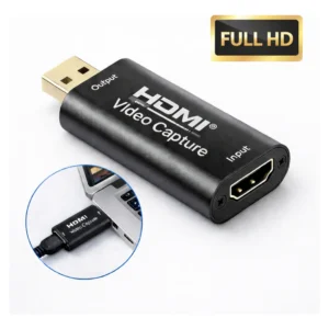 Placa De Captura Hdmi 4k Usb 1080p Full Hd Live Streaming Conversor Video Gamer Plug Play Dr Hank - Imagem 1