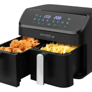 Air Fryer Fritadeira Elétrica 9l Holstein Com 2 Cestos 220v - Imagem 1