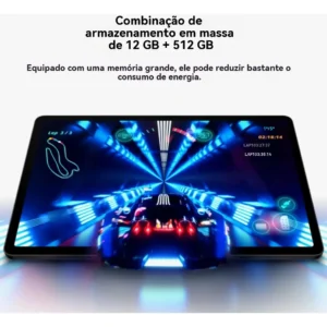 Tablet Hancdon Pro12 Gemini AI Tablets Android 15 12gb Ram 512gb Rom 8800mAh 5g Tablet Pab Wifi Tablet pad, Tablet 2 Em 1 De 11.6'' Pad 2560 Px X 1600 Px Hd Tela Selfie 24mp Com Caneta Stylus Cor Azul - Imagem 7