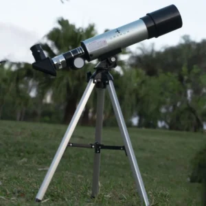 Uranum Venus 1 Telescopio Prateado Refractor 50mm - Imagem 8
