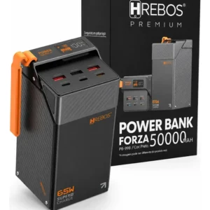 Carregador Portátil Power Bank 50000mah Hrebos Premium Forza - Imagem 2