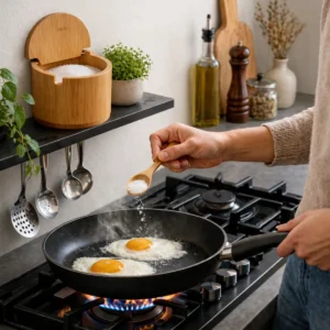 Saleiro De Bambu Com Tampa Com Colher Compacto Elegante Cozinha Marca Kururuá - Imagem 4