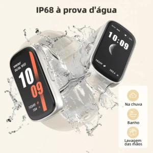 Relógio Inteligente Smart Band Sports E À Prova De Água Caixa Branco - Imagem 3