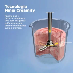 Sorveteira, Ninja, Creami, 7 Programas Auto-iQ, Tecnologia Creamify, 127 v - Imagem 7