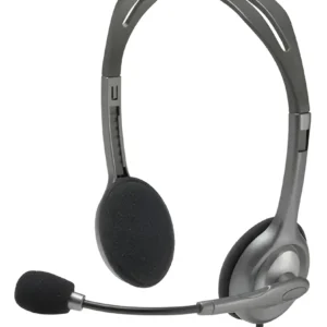 Headset com fio H111 com Microfone com Redução de Ruído e Conexão 3,5mm BT 1 Unidade Logitech - Imagem 1
