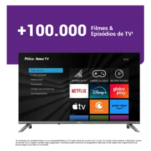 Smart Tv 32 Philco Roku Tv Dolby Áudio Hdr10 P32crb - Imagem 1