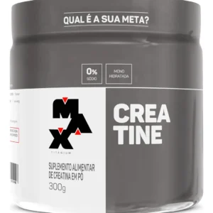 Creatina 300g Creatina Monohidratada Max Titanium Sem Sabor Alta Pureza - Imagem 1