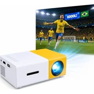 Mini Projetor Full Hd Yg-300 Led Portátil 600 Lumens Usb - Imagem 1