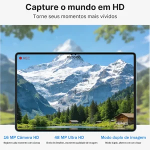 Tablet Hancdon Pro12 Gemini AI Tablets Android 15 12gb Ram 512gb Rom 8800mAh 5g Tablet Pab Wifi Tablet pad, Tablet 2 Em 1 De 11.6'' Pad 2560 Px X 1600 Px Hd Tela Selfie 24mp Com Caneta Stylus Cor Azul - Imagem 5