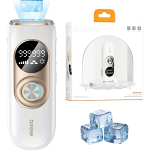 Depilador A Laser De Depilador Luz Pulsada IPL Profissional 9 Níveis De Ajuste, Sensacao Gelo Indolor Depilacao Definitiva, Unissex Para Bivolt Depilacao Laser Dep Portatil, Para Corpo Todo Basike - Imagem 1