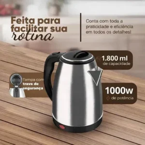 Chaleira Elétrica 1,8L 1200W Unitermi Atacama Nohara - Imagem 7
