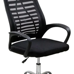 Cadeira de escritório Oficial Webshop Diretor Mesh Dir360 ergonômica preta com estofado de malha - Imagem 1