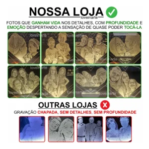 Luminária Coração Dia Dos Namorados - Presente Personalizado - Imagem 5