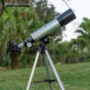 Uranum Venus 1 Telescopio Prateado Refractor 50mm - Imagem 3