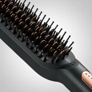 Escova Alisadora Bivolt 3em1 Ceramica Ionica Profissional - Imagem 8
