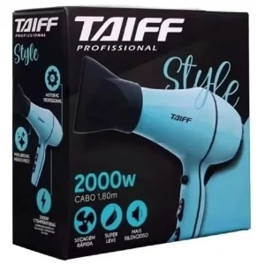 Secador de Cabelo Taiff Style Profissional Azul 2000W Iônico Silencioso - Imagem 5