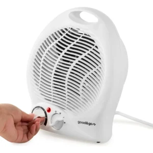 Aquecedor Elétrico 1500W Portátil Branco Good&Go Termoventilador - Imagem 5