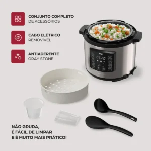 Panela De Pressão WAP WPPE1 Elétrica 6 Litros Com Painel Digital - Imagem 5