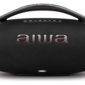 Caixa De Som Boombox Plus Aiwa Bbs-01-b 200w Bt 30h Ip66 Usb Preto - Imagem 1