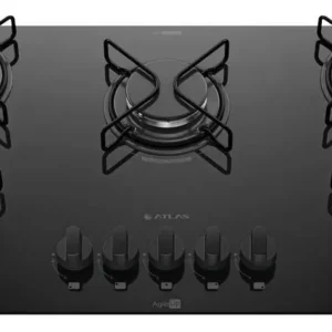 Cooktop 5 Bocas Mesa De Vidro Atlas Agile Up Bivolt - Imagem 1