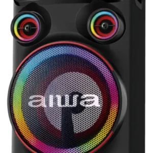Torre de Som AIWA T1W-02 1600W 1Woofer10" Bluetooth RGB USB FM DJ - Imagem 1