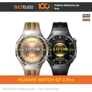 Smartwatch HUAWEI WATCH GT 6 Pro 46mm Bateria com Autonomia de Até 21 Dias Mais de 100 Modos Esportivos Corrida de Trilha Golfe Ciclismo Análise de ECG Compatível com iOS e Android GPS Marrom - Imagem 3
