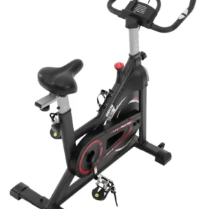 Bicicleta Ergométrica Para Spinning Mecanica 8kg Odin Fit Cor Preto/Vermelho - Imagem 6