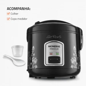 Panela De Arroz Fast Rice 5 Premium Mondial 400W - NPE-08-5X - Imagem 7