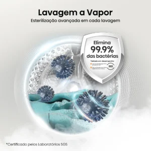 Lava E Seca Hisense 11kg Titanium Conectada Cinza-escuro - Imagem 4