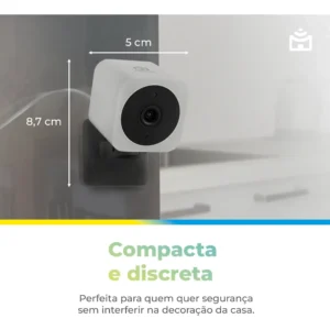 Câmera de Segurança Wi-Fi Positivo Smart Full HD Visão Noturna e Áudio Bidirecional - Imagem 8