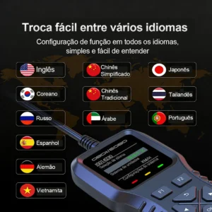 Scanner Automotivo Profissional Obd2 K1 Launch Diagnóstico - Imagem 8