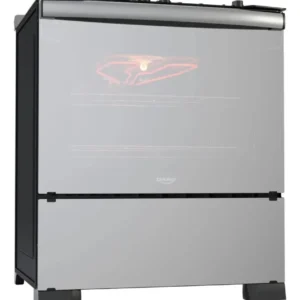 Fogão 5 Bocas Dako Diplomata Glass Style com Frente Espelhada Mesa de Vidro e Grill com Timer e Tripla Chama Bivolt - Imagem 1