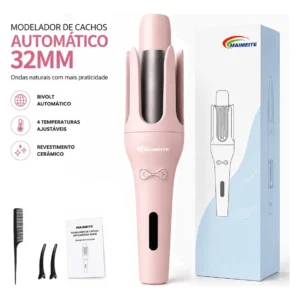 Modelador de Cachos Automático 32mm Bivolt Cerâmica Maimeite - Imagem 1