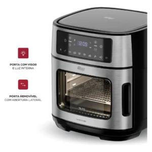 Fritadeira Elétrica Air Fryer Antiaderente WAP Oven 12 Litros com Painel Digital - Imagem 4