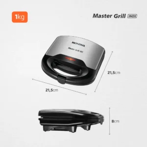 Sanduicheira Mondial Master Grill Mondial 750W S-20 - Imagem 7