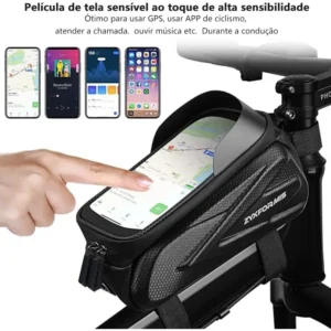 Case Bicicleta Protetor De Celular Grande Emborrachado 7,2'' - Imagem 4
