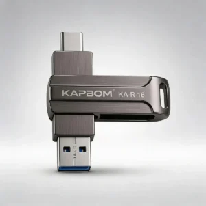 Pen Drive 16gb Otg Tipo C Usb 3.0 Metálico Alta Velocidade Chumbo Kapbom - Imagem 8