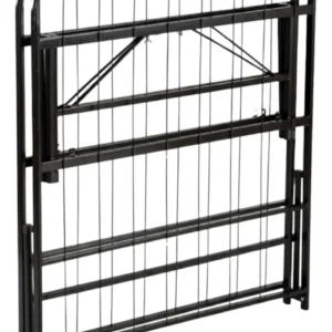 Cama Base Aço Dobrável Até 240kg 1,88m Solteiro Preto - Imagem 4