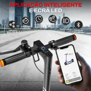Oimotoo Patinete Elétrico 500w Com 10in Inflar Pneu +assento - Imagem 7