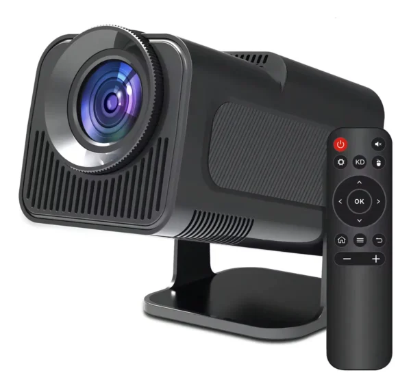 Mini Projetor Hy320 Wi-fi Android Smart Tv Streaming Cor Preto