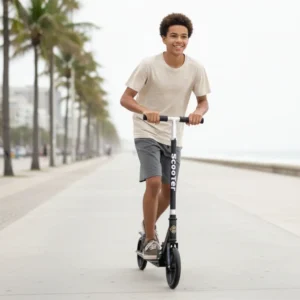 Patinete Infantil Dobrável com Freio Traseiro para Crianças a Partir de 6 Anos - Imagem 4